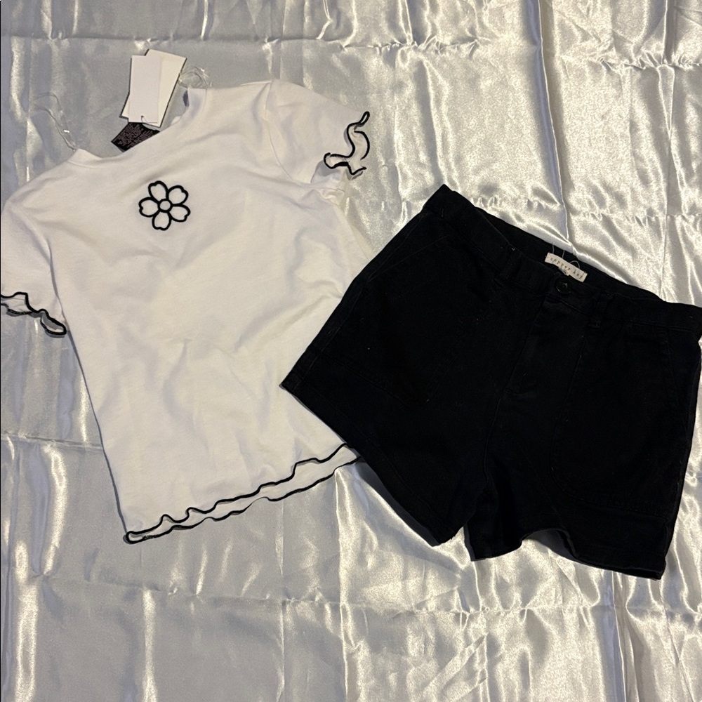 Copper Key Black Kids Shorts